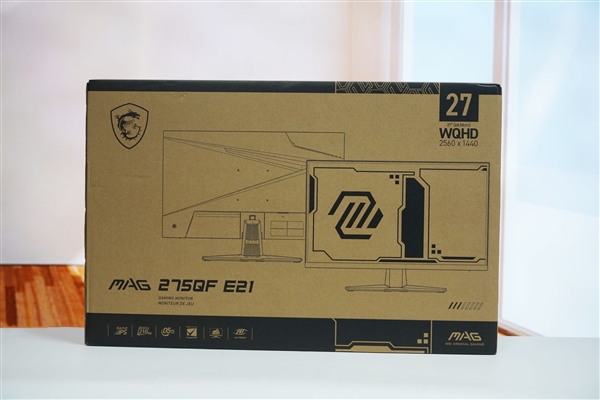 2K/210Hz仅739元!微星MAG 275QF E21显示器图赏