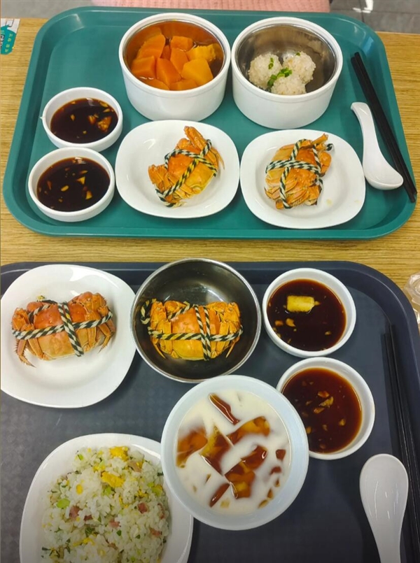 浙大食堂8.8元一只螃蟹引热议 网友直呼馋哭了