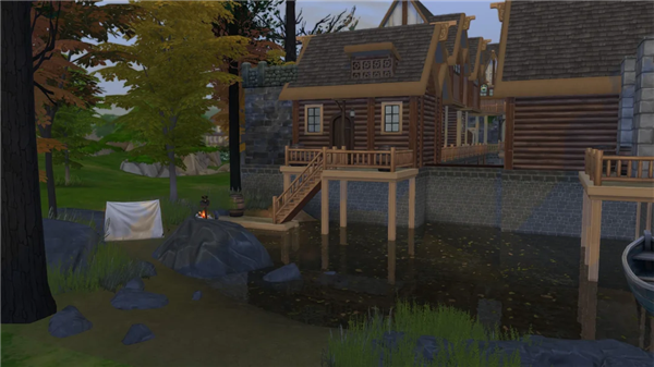 玩家耗时一年：在《模拟人生4》中还原《上古卷轴5》知名城市！