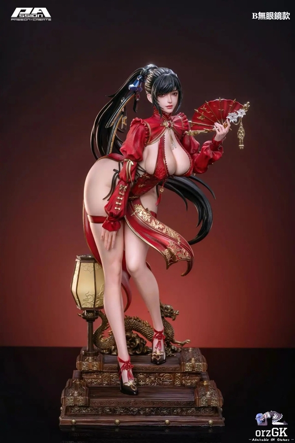 《剑星》女主全新雕像公开 身穿红色旗袍很性感
