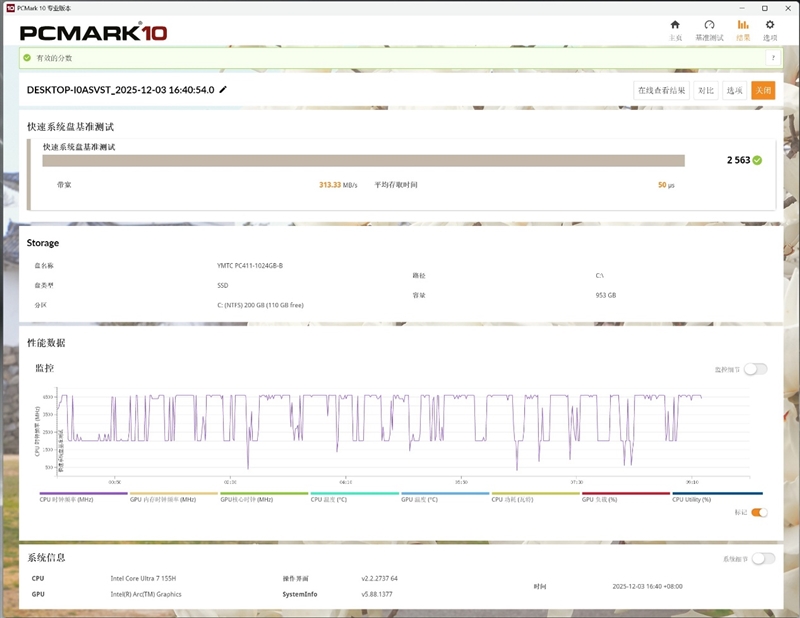 微星 Cubi NUC AI迷你电脑磁盘性能测试：为什么说长江存储PC411是优秀的OEM SSD