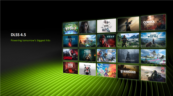 帧数原地起飞！NVIDIA官宣DLSS 4.5六倍动态多帧生成：月底见